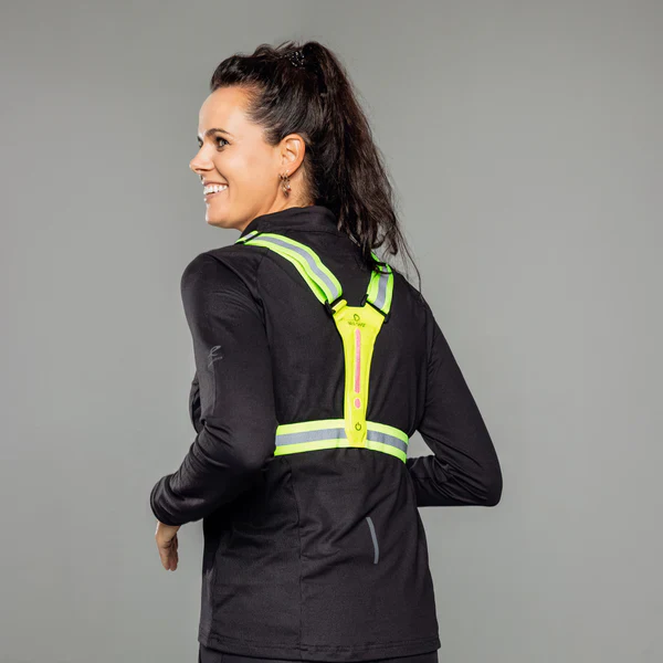 Bee-Safe Led Harness USB Phone Pocket Glow 300 Lumen Lime - Image 3