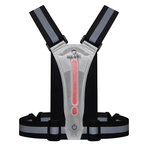 Bee-Safe Led Harness USB Phone Pocket Glow 300 Lumen Silver - Image 2