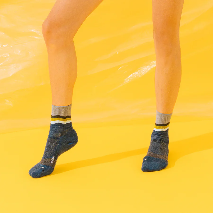 FEETURES M10 CUSHION MINI CREW Switchback Navy - Image 3